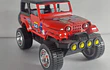 Jeep wrangler Escala 1/32, marca Sunny side ,rojo