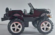Jeep wrangler Escala 1/32, Negro chino 