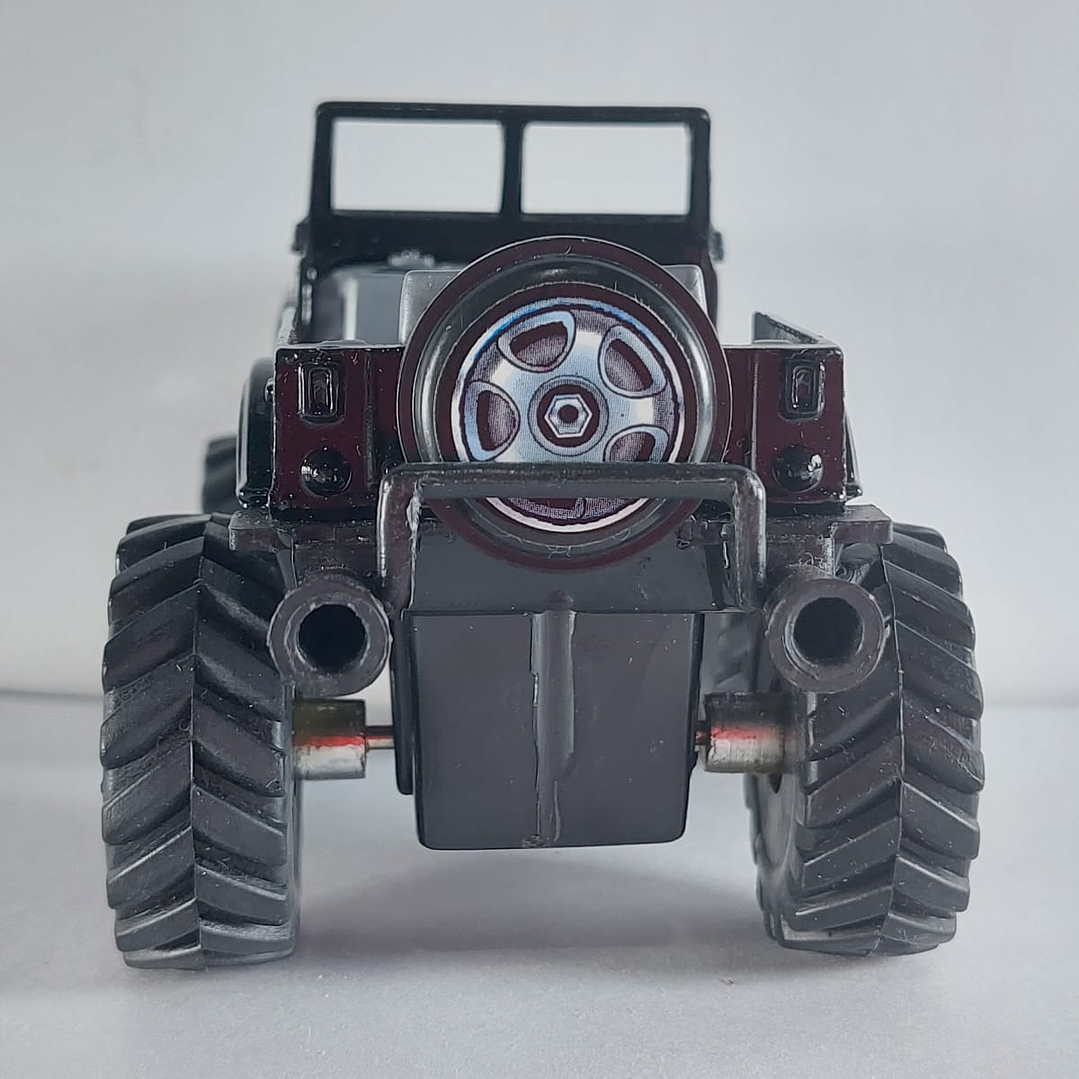 Jeep wrangler Escala 1/32, Negro chino  3