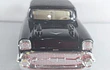 Chevrolet BELAIR 1957 NEGRO  Escala 1:36 marca welly