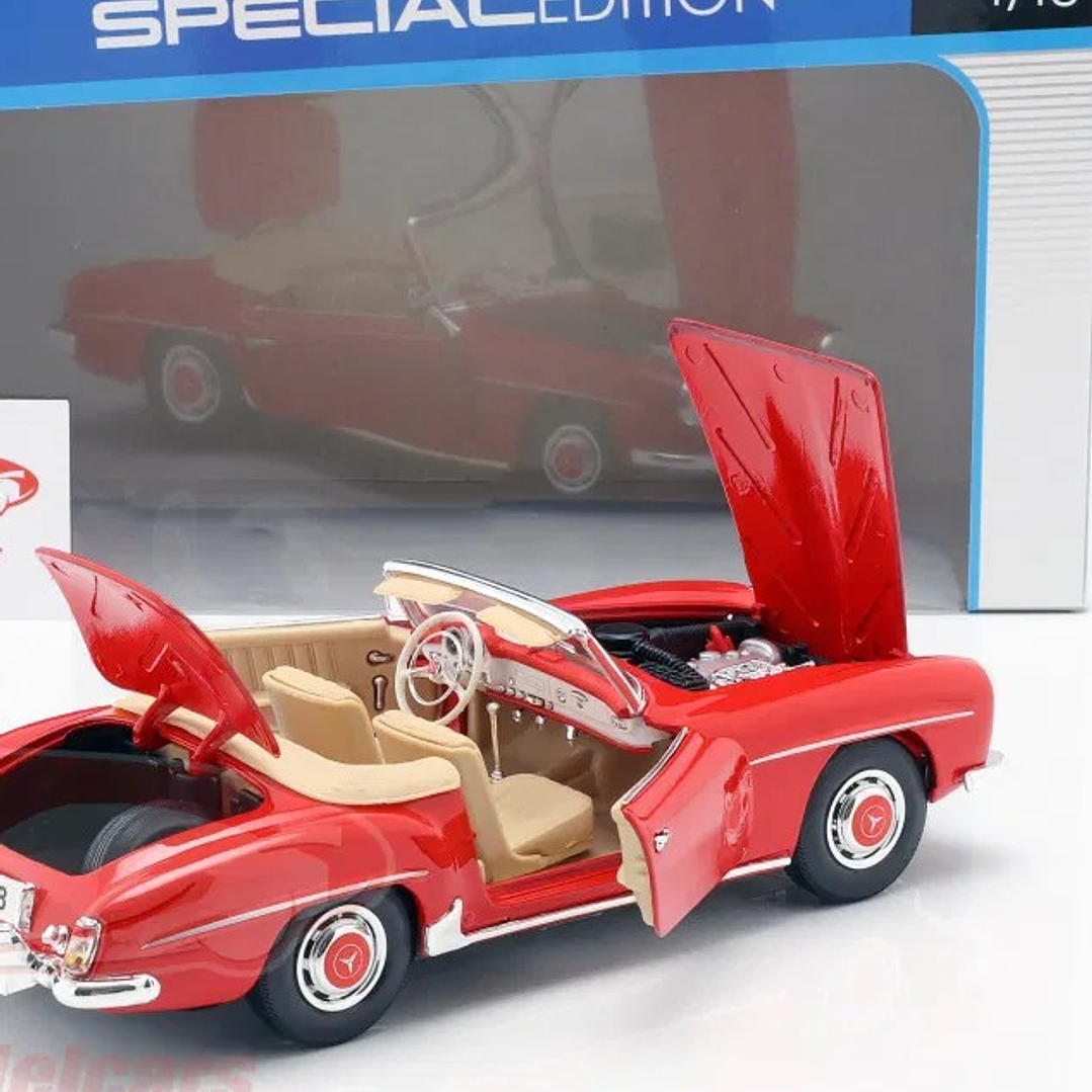 Mercedes Benz 190 SL 1955, Escala 1/18, maisto 6