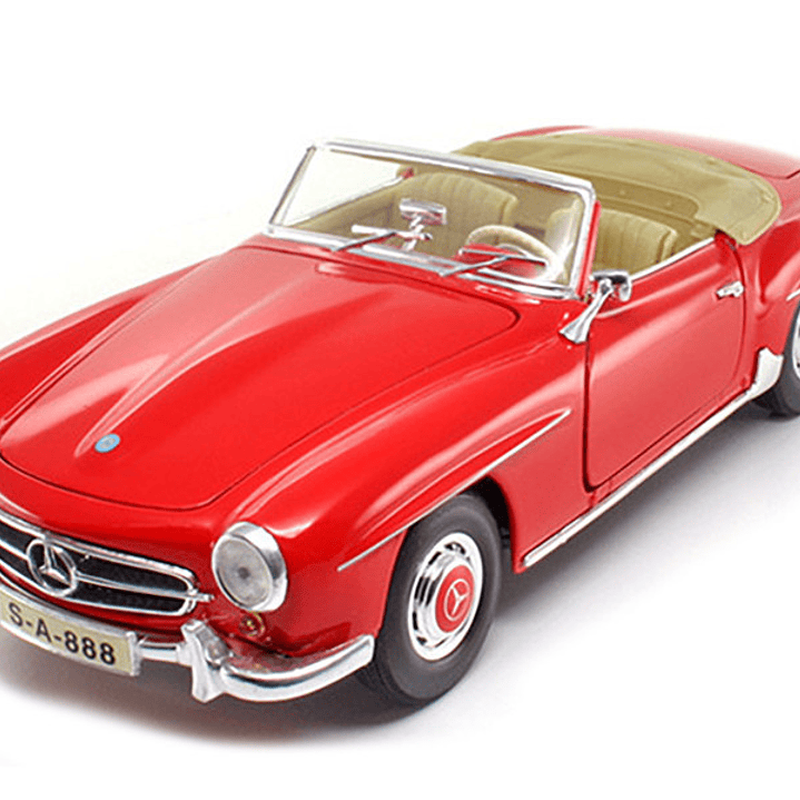 Mercedes Benz 190 SL 1955, Escala 1/18, maisto 9