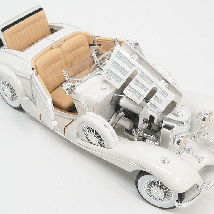 Mercedes Benz 500K ROADSTER 1936, Escala 1/18, maisto 7