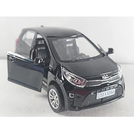 Kia Picanto NEGRO Carro A Escala 1/36 LEDS