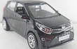 Kia Picanto NEGRO Carro A Escala 1/36 LEDS