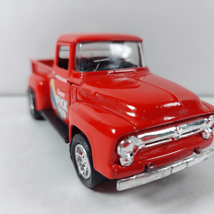 FORD F 100 1956 rojo Escala 1/36 marca china 1