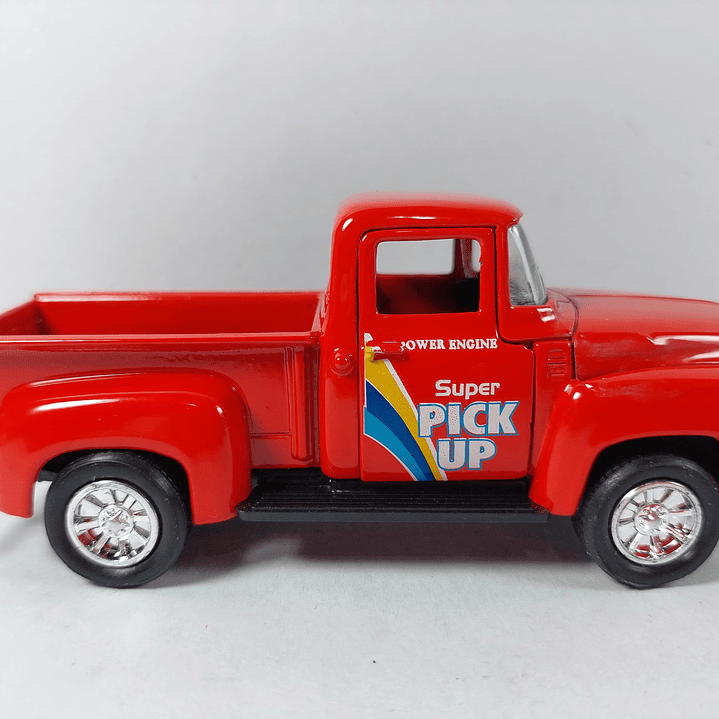 FORD F 100 1956 rojo Escala 1/36 marca china 4