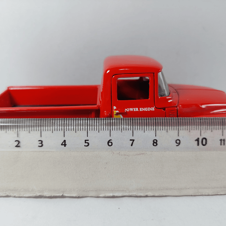 FORD F 100 1956 rojo Escala 1/36 marca china 7