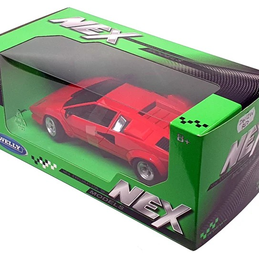 Lamborghini Countach Escala 1/24  Marca WELLY- 6