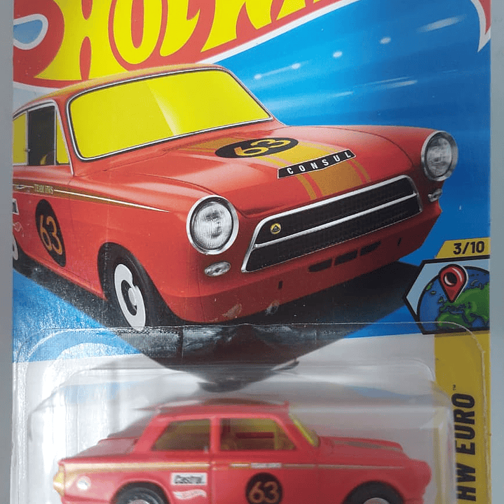 Lotus cortina Hot Wheels, Escala 1-64 1