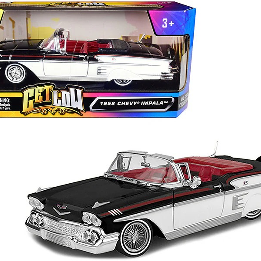 Chevrolet Impala 1958 1/24 Escala motor max  1