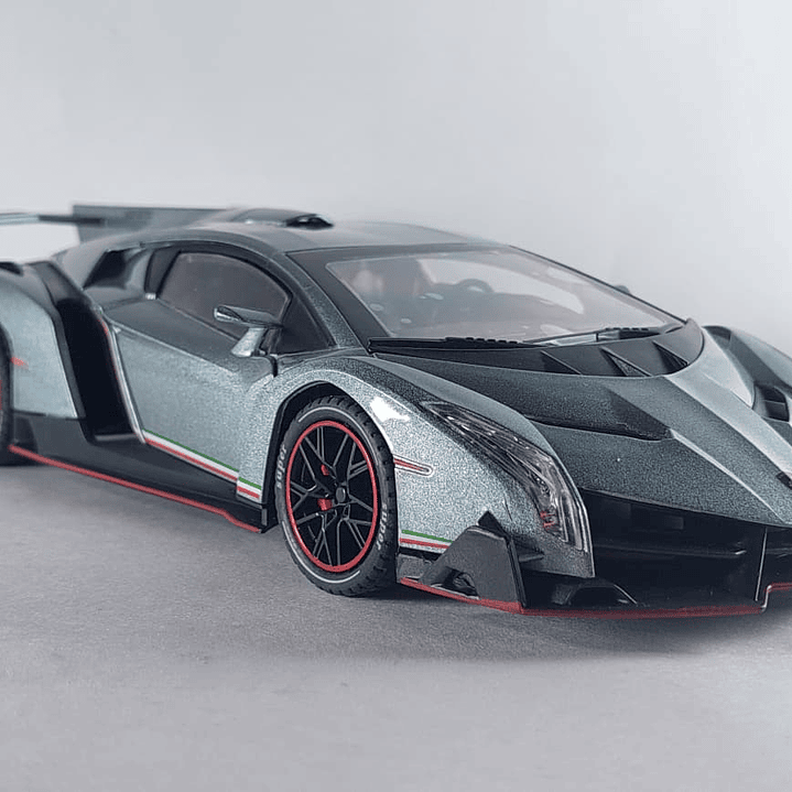 Lamborghini Veneno Escala 1/24 luces LED Marca China 1