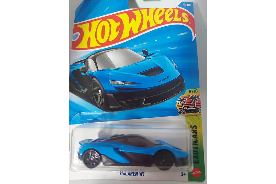 MCLAREN W1 hot Wheels, Escala 1-64