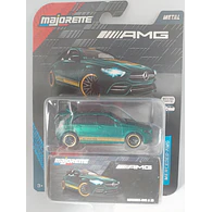 Mercedes Benz AMG A35 VERDE Escala 1/64 Marca Majorette