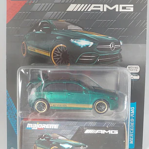 Mercedes Benz AMG A35 VERDE Escala 1/64 Marca Majorette