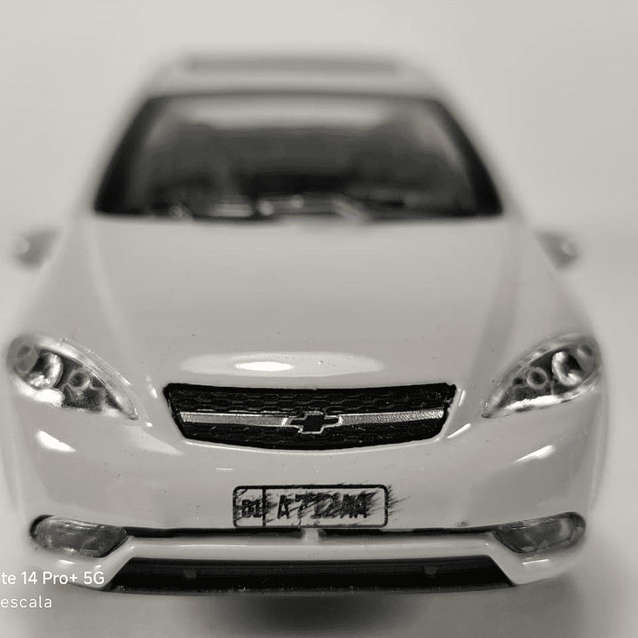 Chevrolet Optra 1/36 Chino Luces LED Gris 5