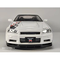Nissan Skyline GTR  1:24 Jinlifang Blanco