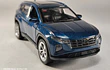 Hyundai Tucson azul escala 1/36 Luces Led