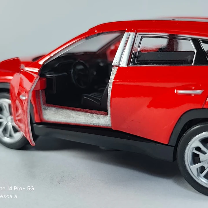 Hyundai Tucson Rojo escala 1/36 Luces Led 4