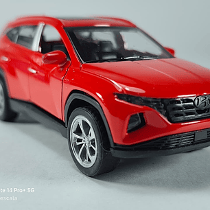 Hyundai Tucson Rojo escala 1/36 Luces Led