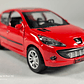 PEUGEOT 207, Escala 1:36, Marca china ROJO - Miniatura 1