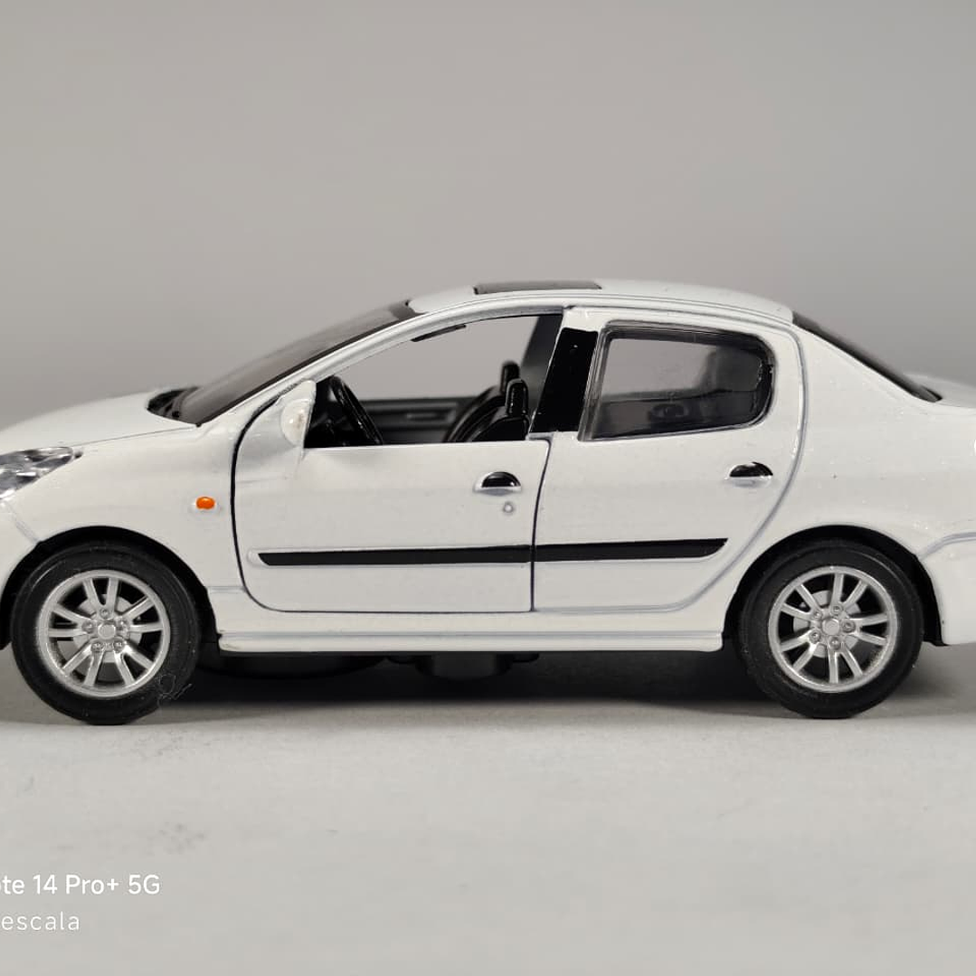 PEUGEOT 207, Escala 1:36, Marca china BLANCO 1