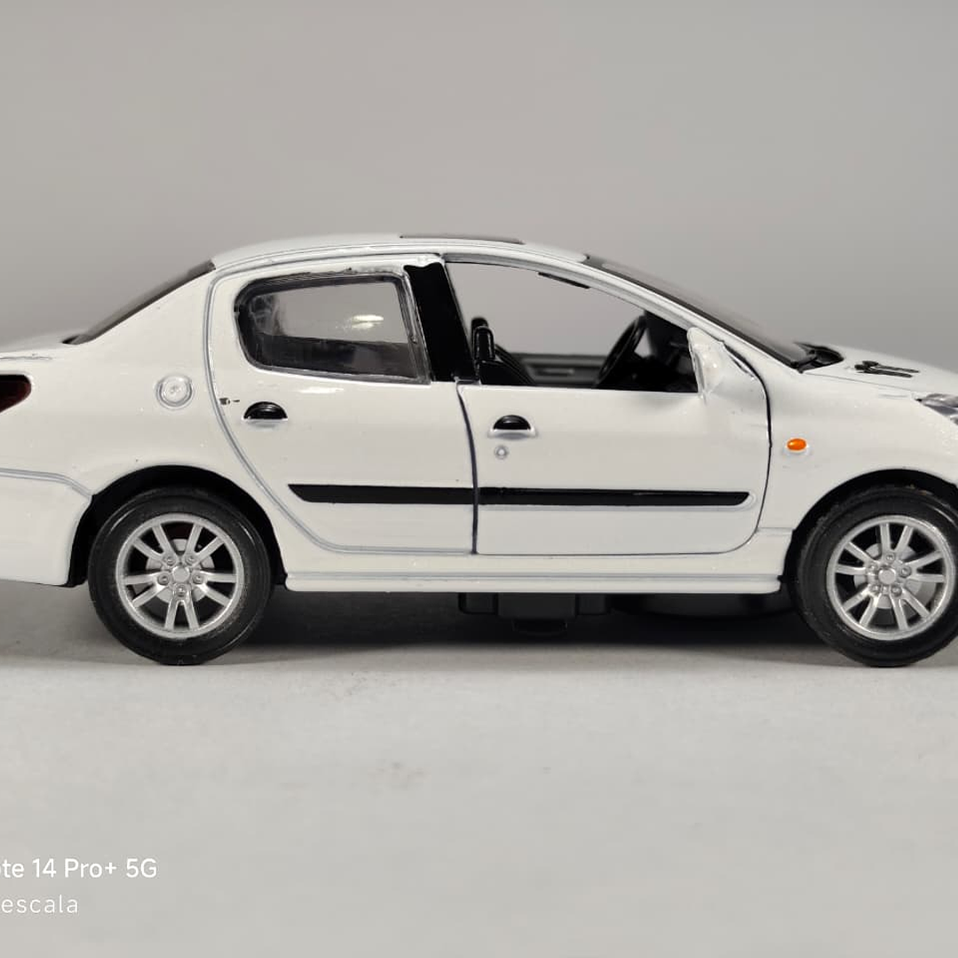 PEUGEOT 207, Escala 1:36, Marca china BLANCO 5