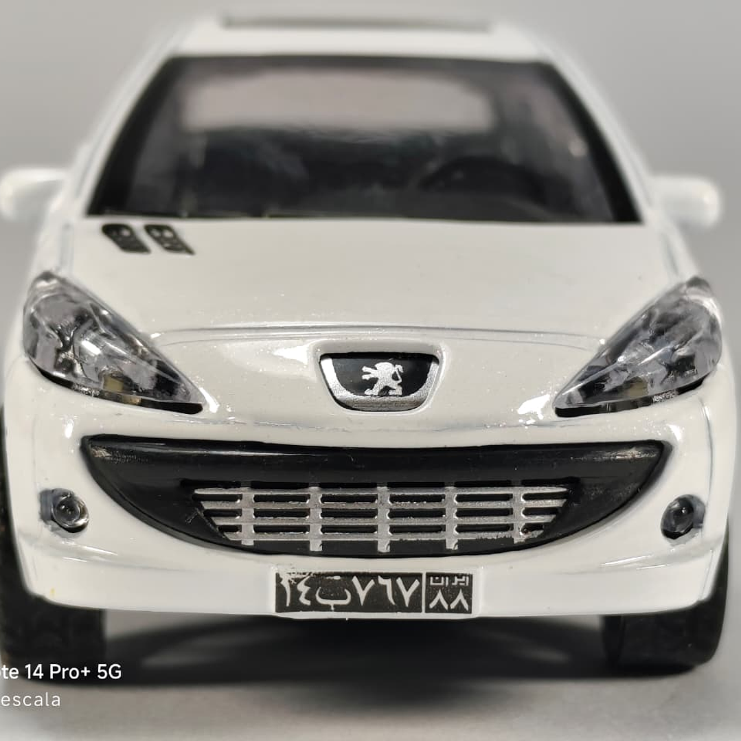 PEUGEOT 207, Escala 1:36, Marca china BLANCO 6