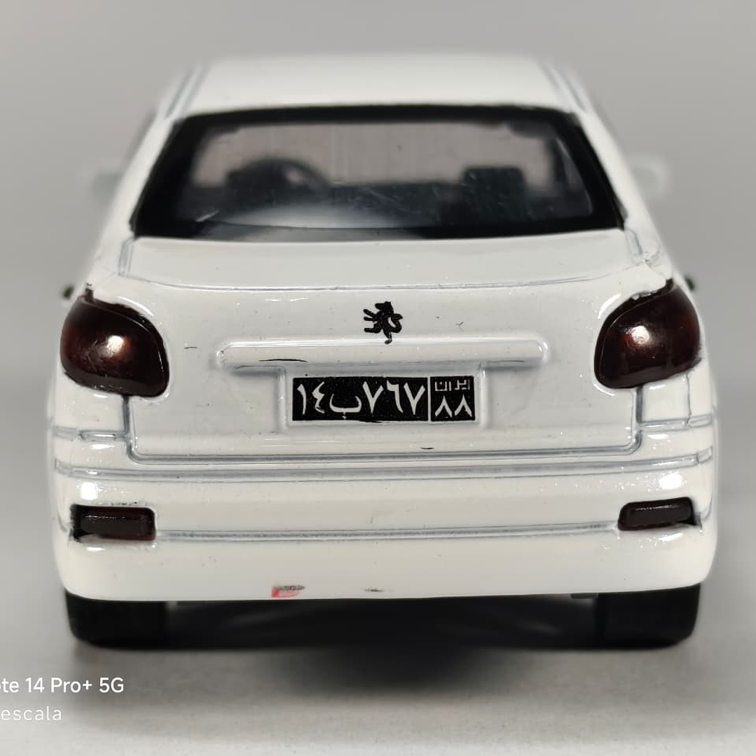 PEUGEOT 207, Escala 1:36, Marca china BLANCO 7