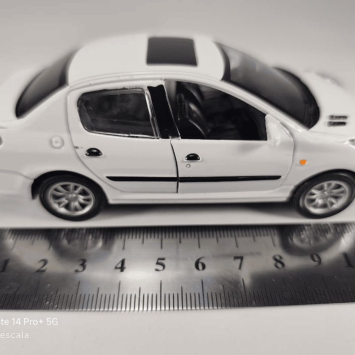 PEUGEOT 207, Escala 1:36, Marca china BLANCO 9