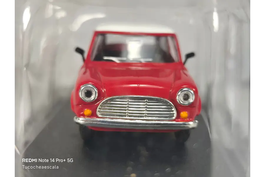 Mini Cooper Rojo Ixo, Escala 1-43