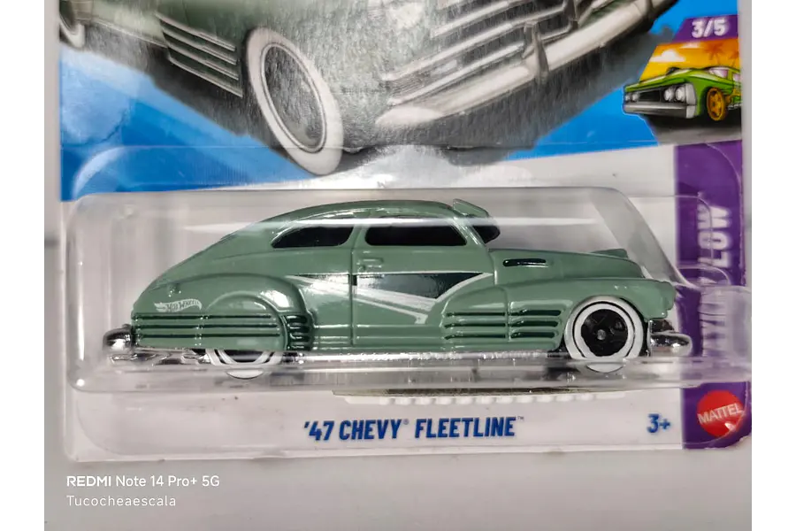 Chevrolet Fleetline '47, Hot Wheels, Escala 1-64