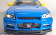Nissan Skyline Gtr  ESCALA 1:24 MARCA JINLIFANG, AMARILLO 