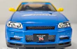 Nissan Skyline Gtr  ESCALA 1:24 MARCA JINLIFANG, AMARILLO 