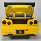 Nissan Skyline Gtr  ESCALA 1:24 MARCA JINLIFANG, AMARILLO  - Miniatura 7