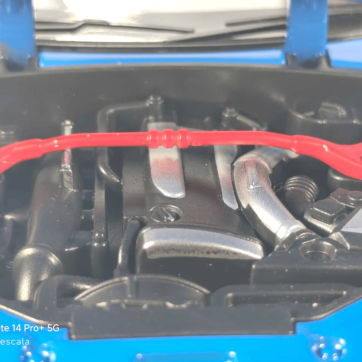 Nissan Skyline Gtr  ESCALA 1:24 MARCA JINLIFANG, AMARILLO  9