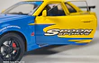 Nissan Skyline Gtr  ESCALA 1:24 MARCA JINLIFANG, AMARILLO 