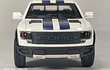 Ford F-150 Raptor 2013 blanca, Kinsmart, Escala 1-36