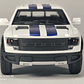 Ford F-150 Raptor 2013 blanca, Kinsmart, Escala 1-36 - Miniatura 3