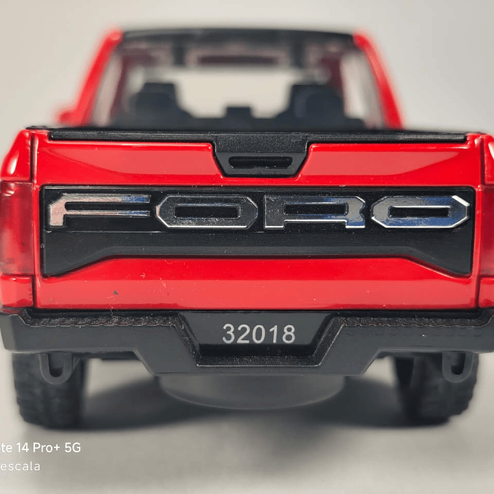 Ford f 150 Raptor roja, Escala 1/32 miniauto-leds 3