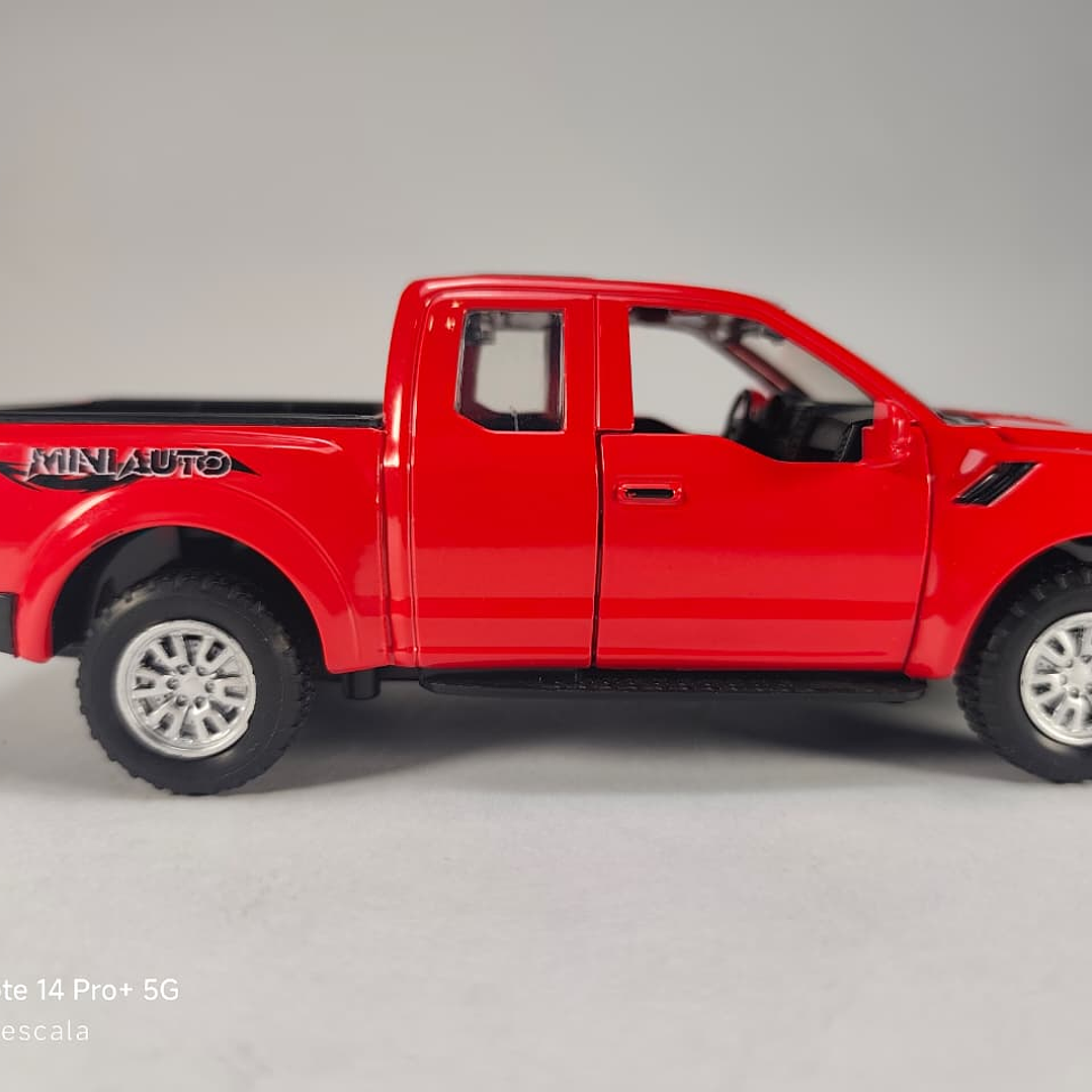 Ford f 150 Raptor roja, Escala 1/32 miniauto-leds 4