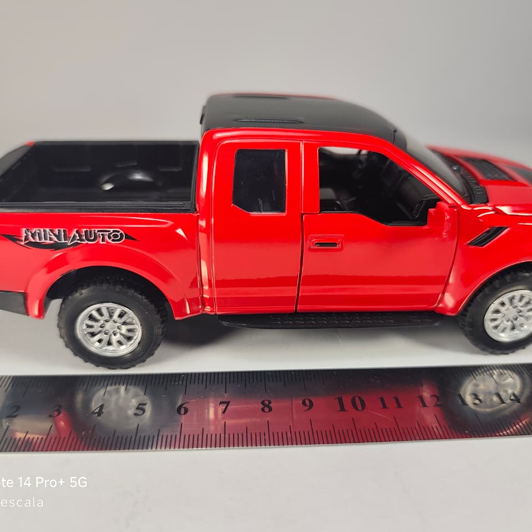 Ford f 150 Raptor roja, Escala 1/32 miniauto-leds 5