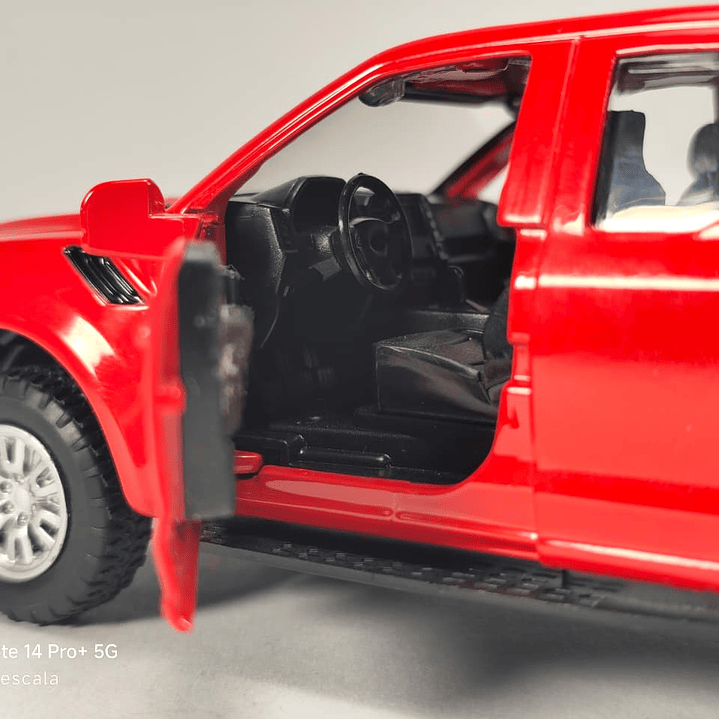 Ford f 150 Raptor roja, Escala 1/32 miniauto-leds 6