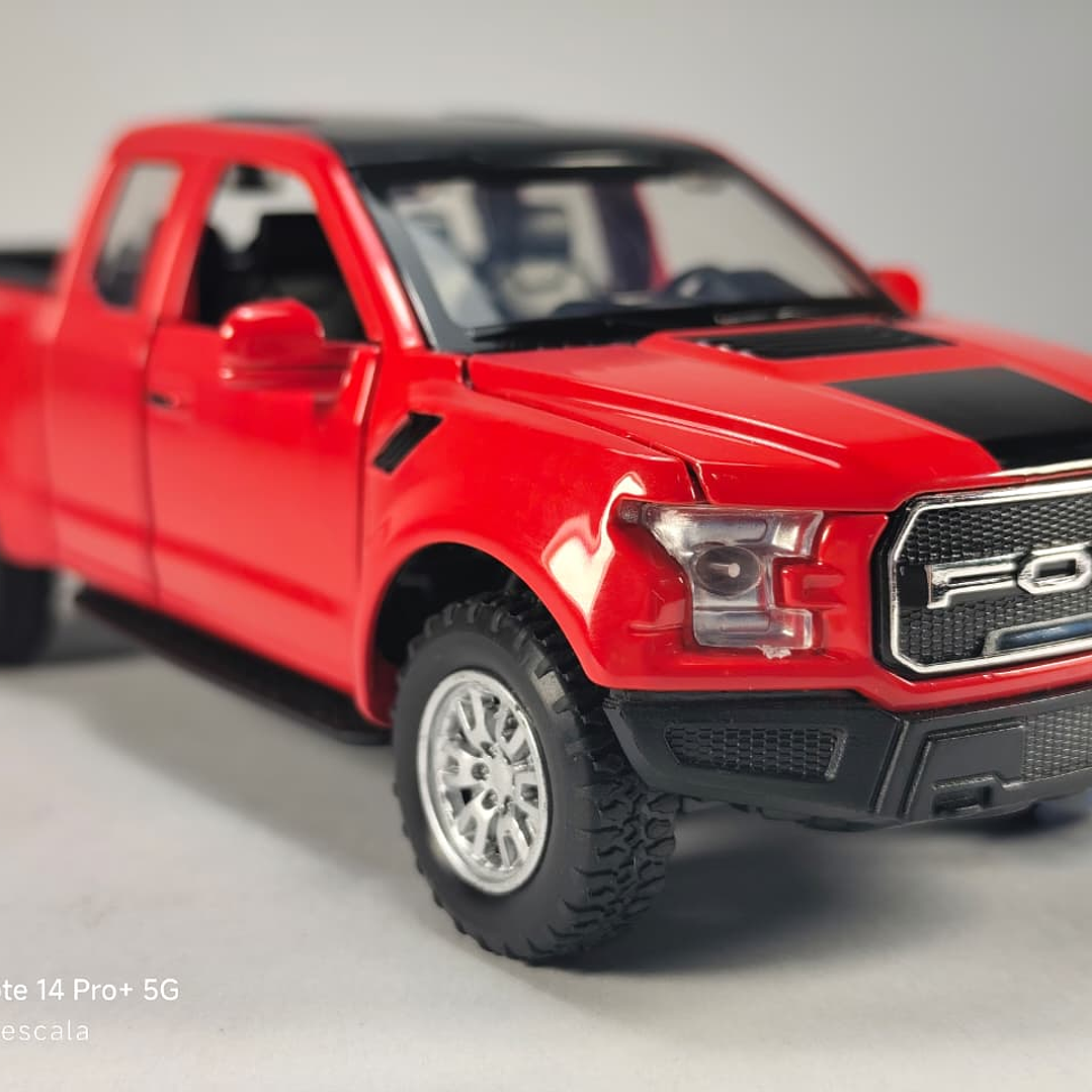 Ford f 150 Raptor roja, Escala 1/32 miniauto-leds 1