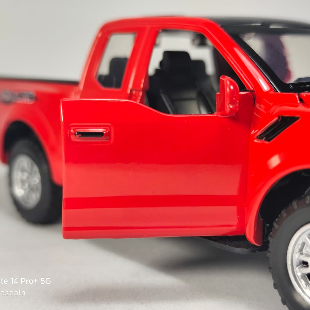 Ford f 150 Raptor roja, Escala 1/32 miniauto-leds 7