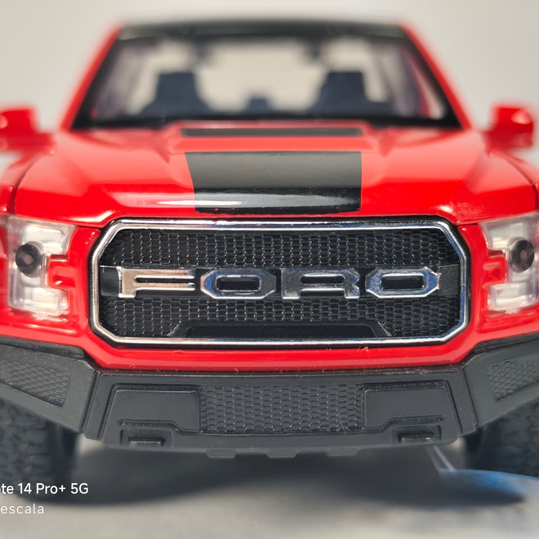 Ford f 150 Raptor roja, Escala 1/32 miniauto-leds 8