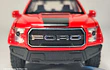 Ford f 150 Raptor roja, Escala 1/32 miniauto-leds