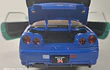 Nissan Skyline Gtr Falken ESCALA 1:24 MARCA JINLIFANG, 