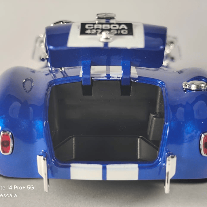 SHELBY COBRA 427S/C azul 1/36 MARCA China 7