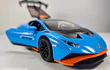 Lamborghini Huracán  AZUL ESCALA 1/24 Marca Jinglifang Luces Led-